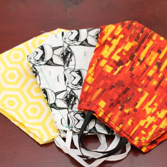 Accessories - 3 Pack 100% doubled cotton masks
